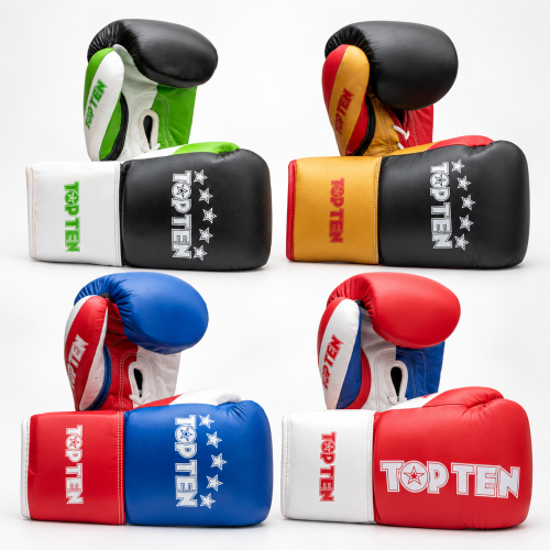 Luvas de Boxe TOP TEN “Profi Tricolor