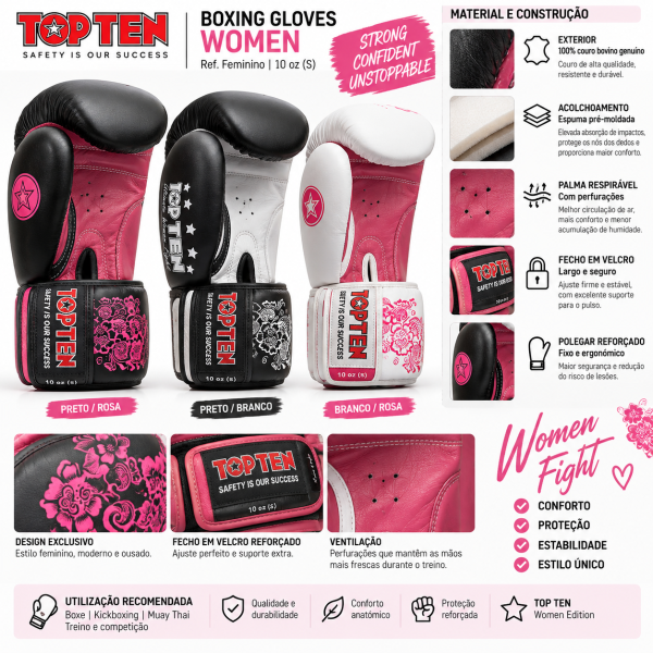 Boxing Gloves for women “Ultimate Woman Fight”